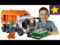 Машинка Мусоровоз Lego Распаковка игрушки Lego Garbage Truck for kids