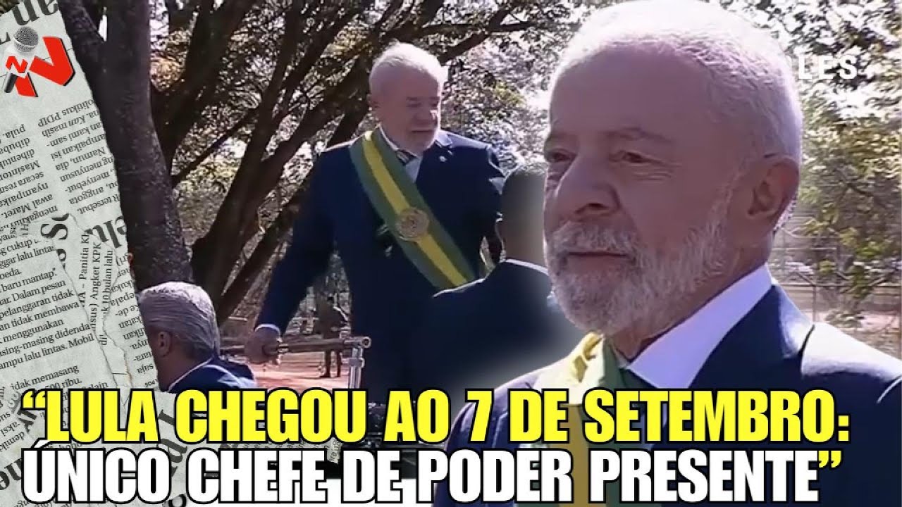 Lula é o único chefe de Poder a participar do desfile de 7 de Setembro em Brasília