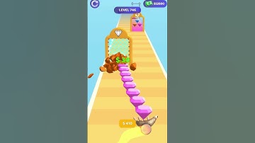 INSANE!! Gem Stack Run 746 #gaming #gemstack #shorts