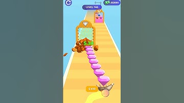 INSANE!! Gem Stack Run 746 #gaming #gemstack #shorts