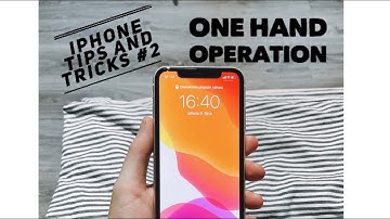 iPhone tips and tricks #2 - One hand operation