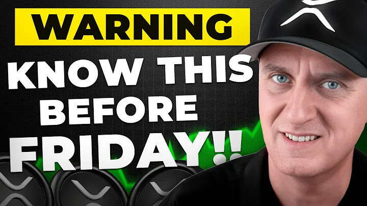 URGENT XRP BITCOIN ‼️ KNOW THIS BEFORE FRIDAY