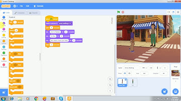 Scratch Tutorial: How to make a simple conversation video using Scratch. Read the Description.