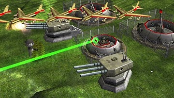 USA Supreme vs 7 Nuke China - Command & Conquer Generals Apocalyptic