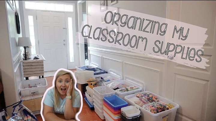 Organizing ALL of my Classroom Supplies// TEACHER VLOG