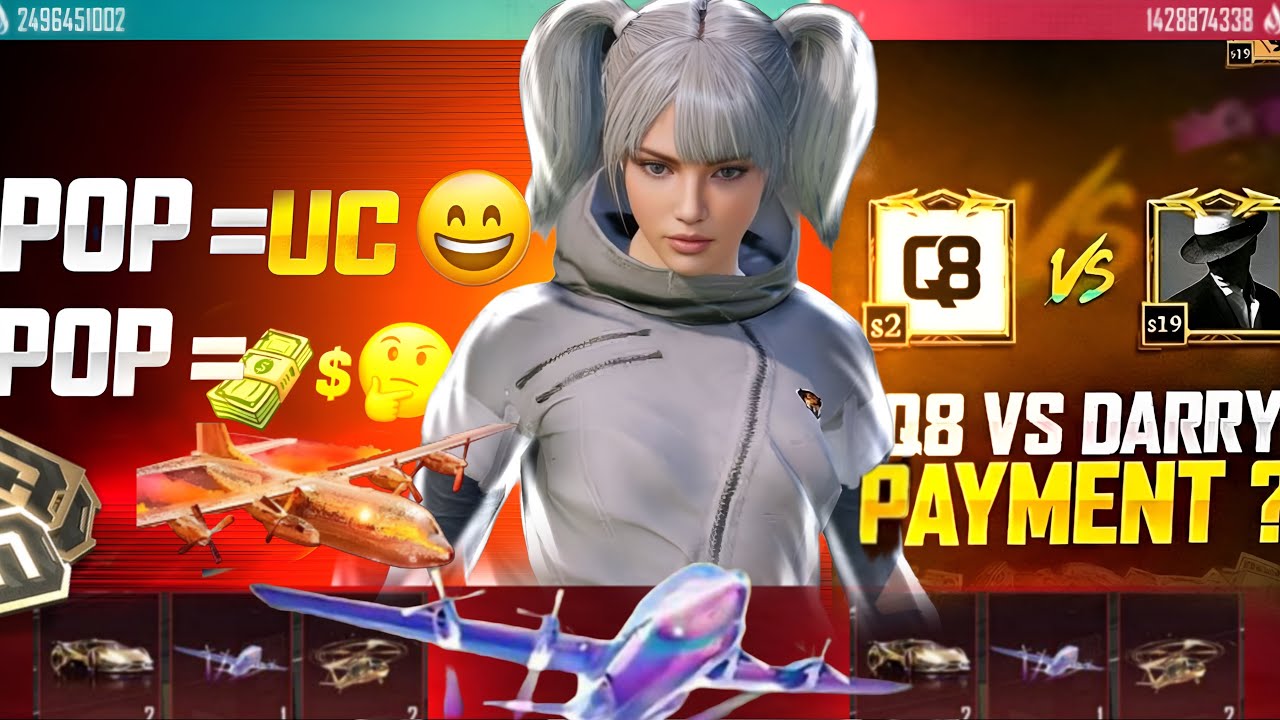 Popularity Battle Journey pk1 | Q8 VS DARRY BATTLE SCAM 🤔| Get Free UC| How To Win Popularity Battle