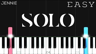 Video thumbnail of "JENNIE - SOLO | EASY Piano Tutorial"