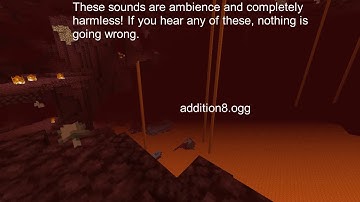 All 20w10a Nether Sounds