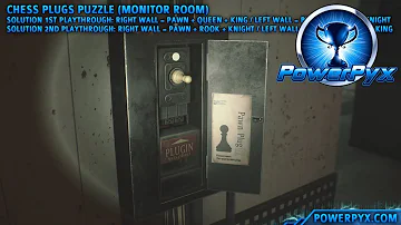 Resident Evil 2 Remake - Sewers Chess Plugs Puzzle Solution (1st & 2nd Playthrough Solution)