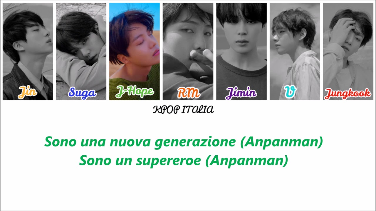 BTS - ANPANMAN [Color Coded/Sub Ita]