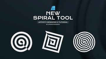 New Spiral Tool in Affinity Designer 2.3 Update