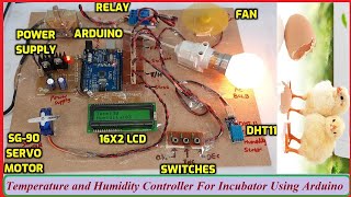 Temperature and Humidity Controller For Incubator Using Arduino