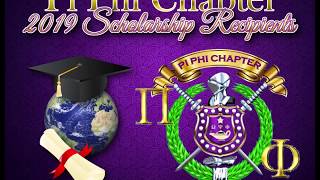 2019 Scholarship Awards Pi Phi Chapter OPP
