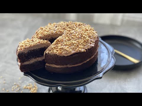 Video: Schoko-Nuss-Kuchen Mit 