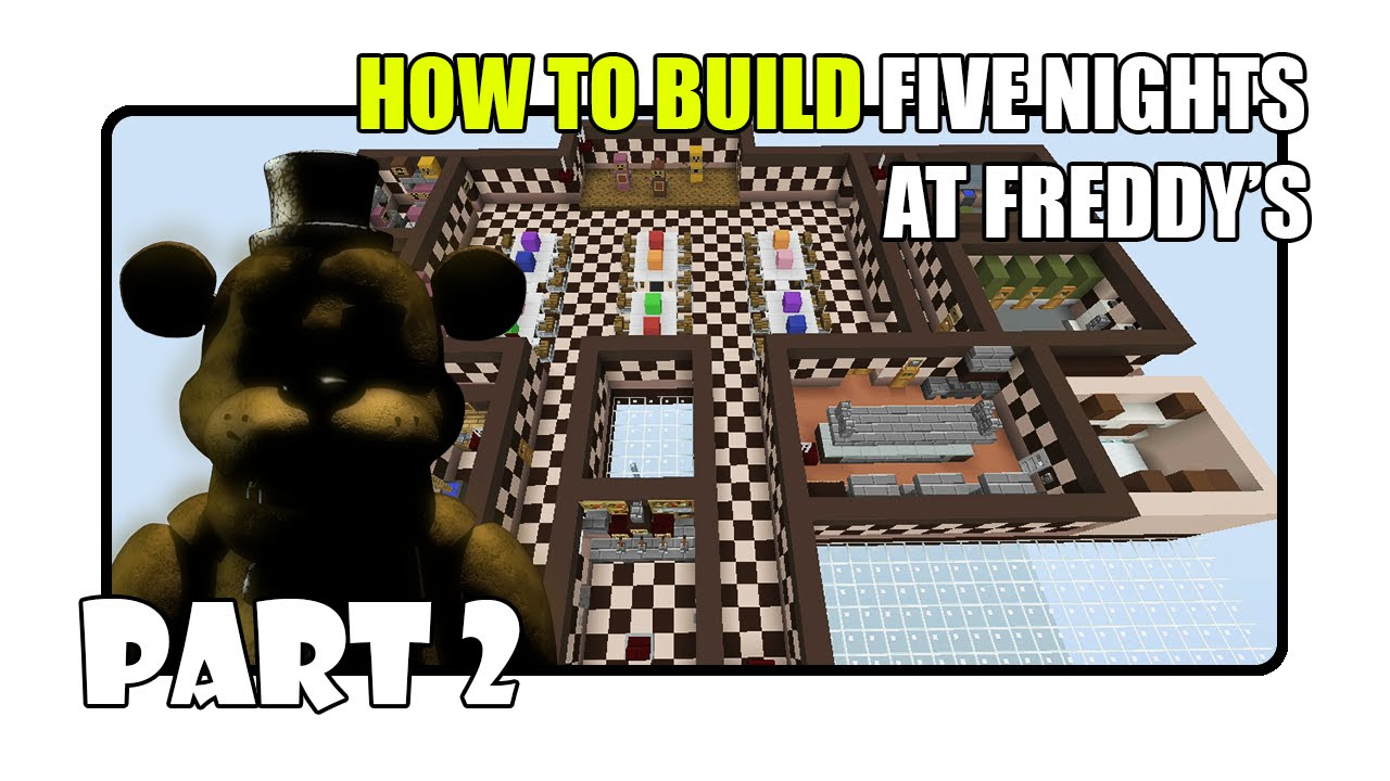 How To Build Five Nights at Freddy's Map in Minecraft - Part 1