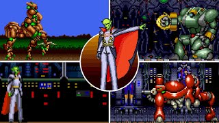 Rolling Thunder 3 (Genesis) All Bosses (No Damage)