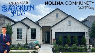 Chesmar Barron Plan | 2,142 SF | 3 Bed | Nolina Community | Model Home Tour | Moving To Georgetown