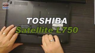 Disassemble Toshiba Satellite L750 - CPU Cooler Cleanup - YouTube