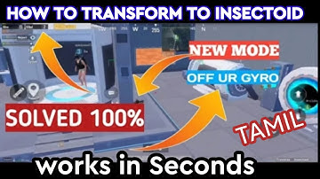 HOW TO BECOME INSECTOID IN PUBG MOBILE | TRANSFORM FEATURE NOT WORKING IN PUBG MOBILE😱