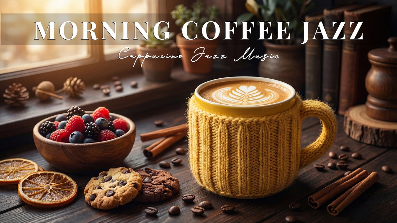 Sweet Morning Coffee Jazz ☕ Warm Spring Café Vibes & Smooth Bossa Nova for Energy The Day
