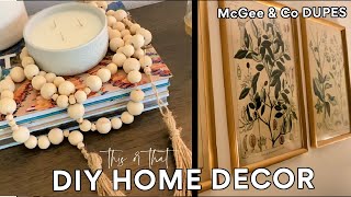 DIY STUDIO MCGEE HOME DECOR | DECOR DUPES | MAGGIE'S TWO CENTS