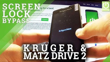 Hard Reset KRUGER & MATZ Drive 2 - How to Remove Screen Lock