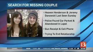 Police search for missing couple