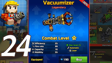 Pixel Gun 3D -  Gameplay Walkthrough  part 24 - Vacuumizer (iOS,android)