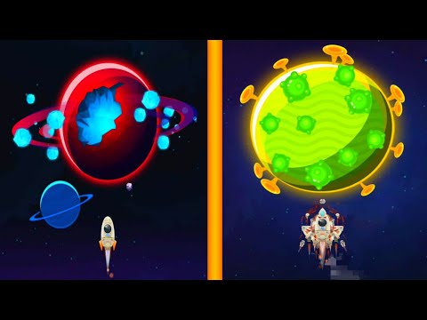 Space Colonisers Idle! MAX LEVEL SPACESHIP EVOLUTION Level 9999+Spaceship
