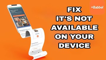 How To Fix And Solve +Babbel App It