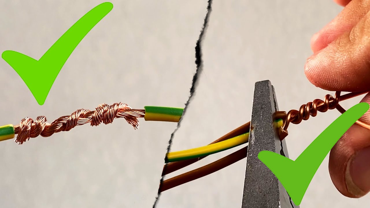 Awesome Idea! How to Twist Electric Wire Together.Properly Joint