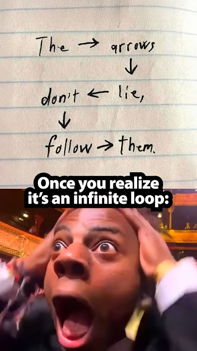 Infinite loop 🤯