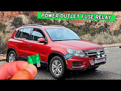 2013 vw tiguan cigarette lighter fuse VW TIGUAN Power Outlet Fuse Relay Location Replacement 2008 2009 2010 2011  2012 2013 2014 2015 2016