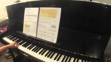 Merrily We Roll Along p.13 Adult Piano Adventures all-in-one lesson book 1