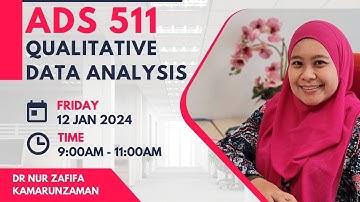 ADS511 QUALITATIVE DATA ANALYSIS
