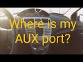 Where's my AUX port? 2006-2012 Toyota Yaris 4dr Sedan Auxiliary port jack location