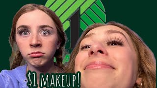 Celebrity trying DOLLAR TREE makeup for the FIRST time Wealth