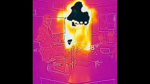 thermal video of hydrogen balloon exploding