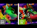 Super mario 64 4k 60fps render96 playing as luigi and wario