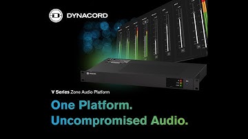 The Dynacord  V Series Zone Audio Platform