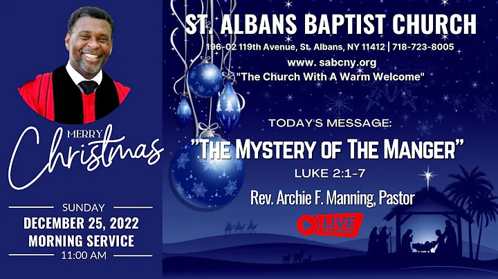 Rev.  Archie F.  Manning       "Joy To The World" ...