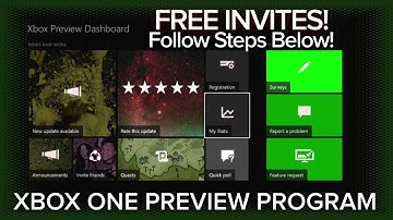 Xbox One Preview Program Invite - 2016
