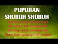 Pupujian sebelum shalat shubuh (sunda)