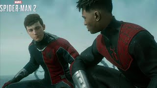 Miles Shows Peter His Life Story Suit - Marvel&#39;s Spider-Man 2 (4K 60fps)