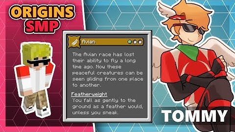 Minecraft Origins Mod - TommyInnit,  Avian (Origins SMP) #originssmp #tommy #originsmp