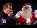 Santa Claus SNAPS on James Corden