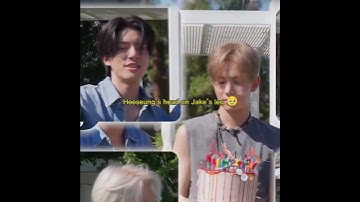 Heeseung’s head on Jake’s leg 🥹 #jake #heeseung #heejake #enhypen #fyp #shorts