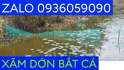 Bán dớn bắt cá. Bán xăm dớn chặn sông. Bán dớn chặn sông.