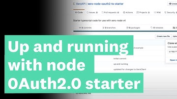 How to get up and running with Xero-node-oauth2-ts-starter