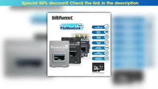 Hot Picks BitFunx PSxMemCard Gen2 SD2PSX Memory Card For PS1\/PS2 SD Card Reader Card Adapter For PS
